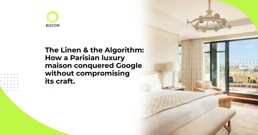 The Linen & the Algorithm: How a Parisian luxury maison conquered Google without compromising its craft